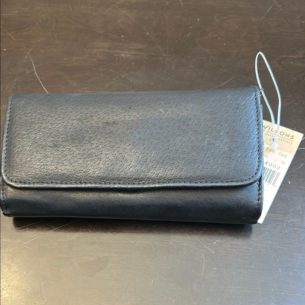Wilson Classic Black Leather Wallet